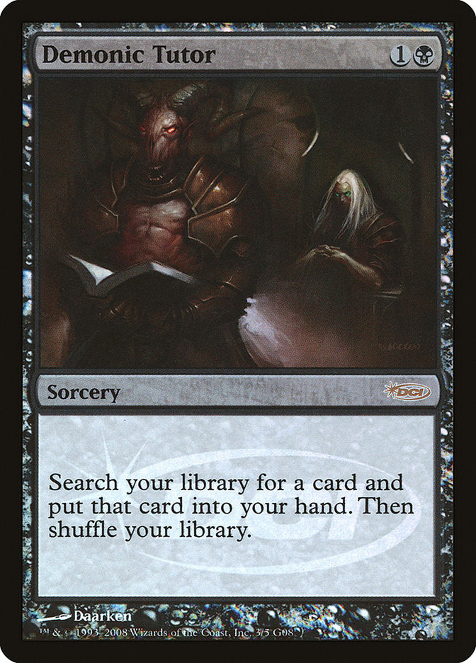 Demonic Tutor [Judge Gift Cards 2008] | Game Master's Emporium (The New GME)