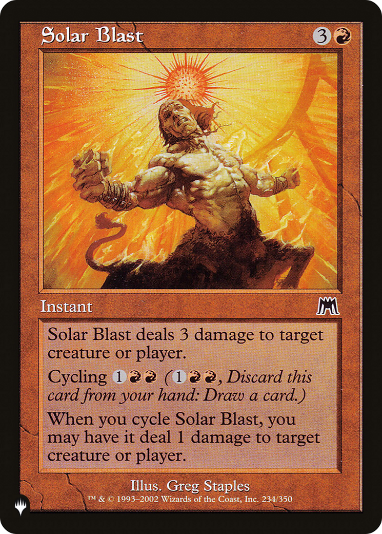 Solar Blast [The List] | Game Master's Emporium (The New GME)