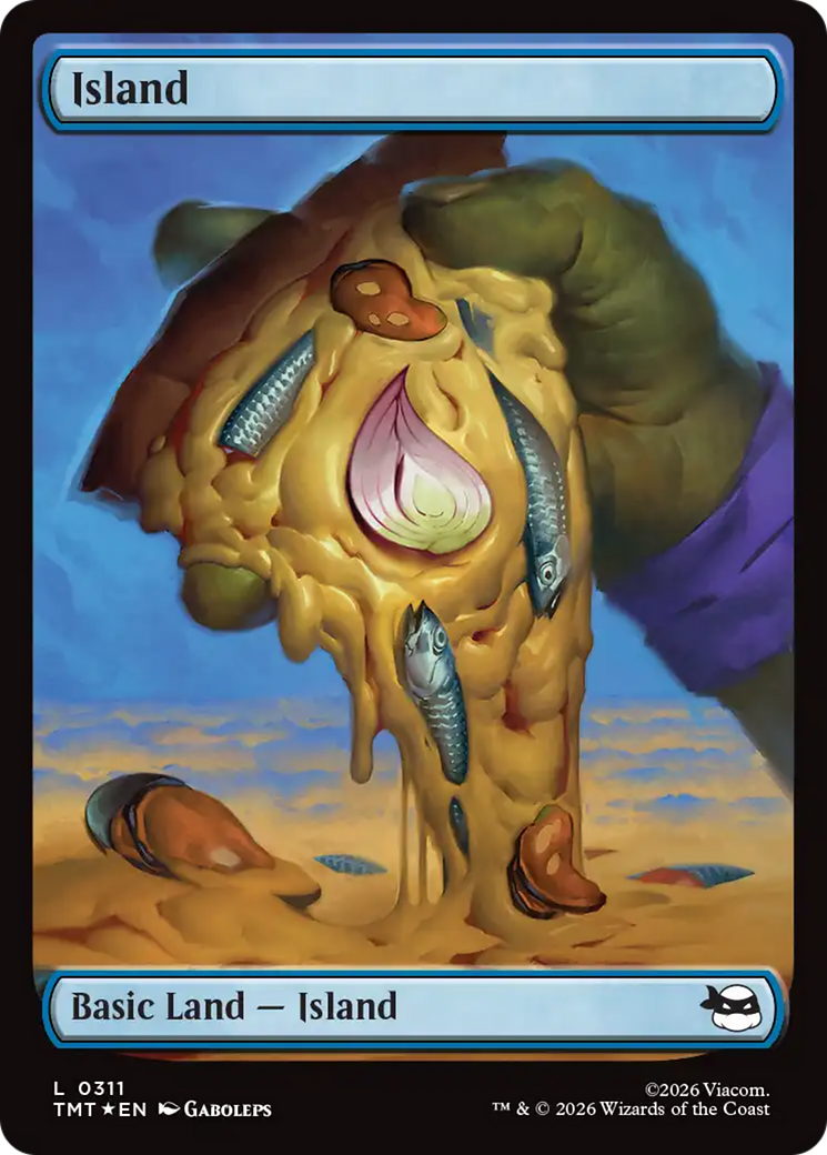 Island (0311) (Surge Foil) [Teenage Mutant Ninja Turtles] | Game Master's Emporium (The New GME)