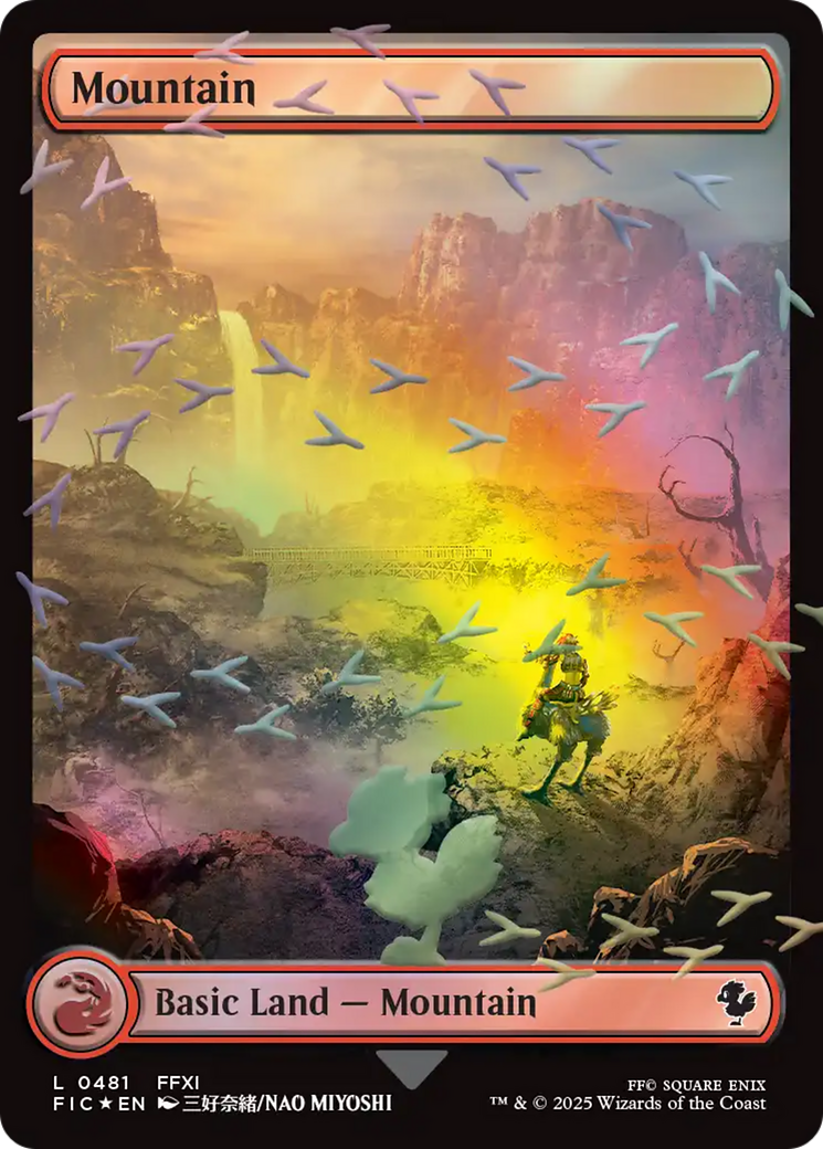 Mountain (Chocobo Track Foil) [FINAL FANTASY Commander] | Game Master's Emporium (The New GME)