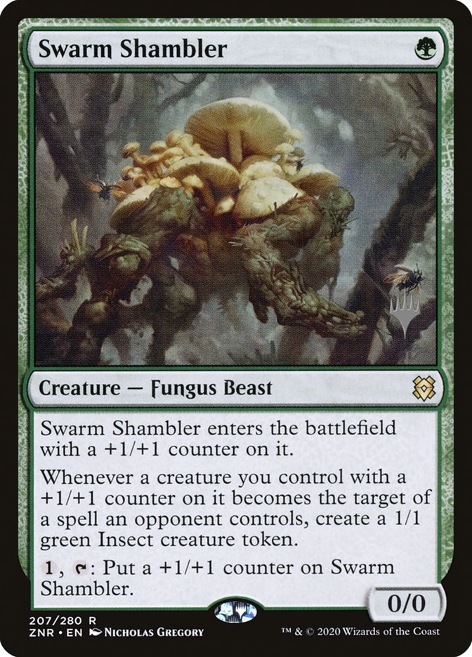 Swarm Shambler (Promo Pack) [Zendikar Rising Promos] | Game Master's Emporium (The New GME)