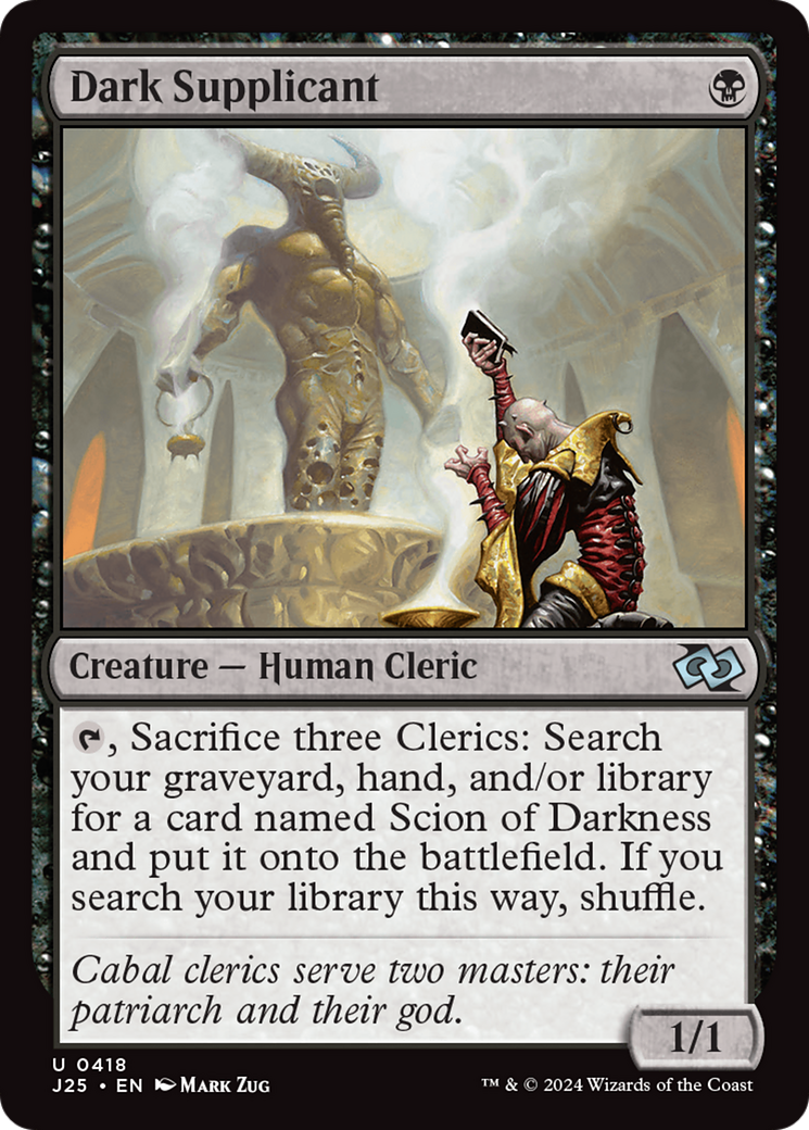 Dark Supplicant [Foundations Jumpstart] | Game Master's Emporium (The New GME)