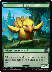 Bird (0016) // Wizard (0014) Double-Sided Token [FINAL FANTASY Tokens] | Game Master's Emporium (The New GME)