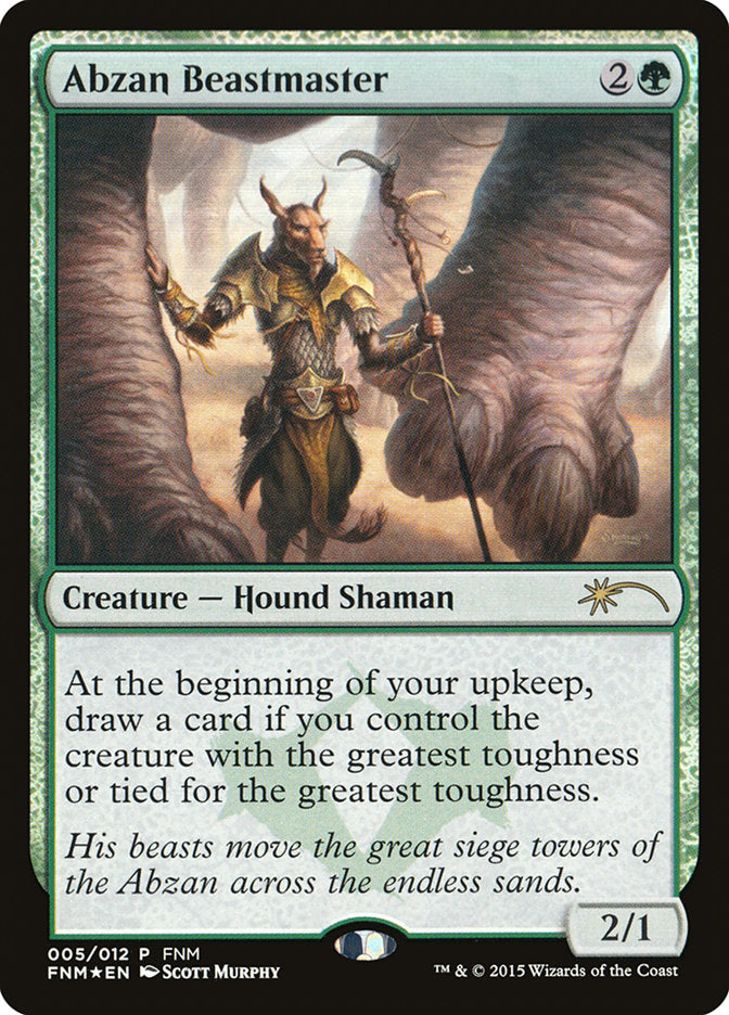 Abzan Beastmaster [Friday Night Magic 2015] | Game Master's Emporium (The New GME)