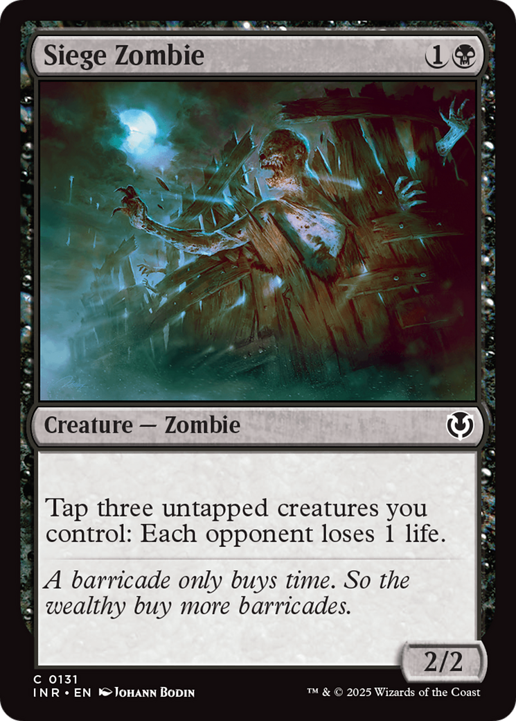 Siege Zombie [Innistrad Remastered] | Game Master's Emporium (The New GME)