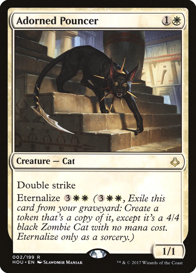 Adorned Pouncer [Hour of Devastation] | Game Master's Emporium (The New GME)