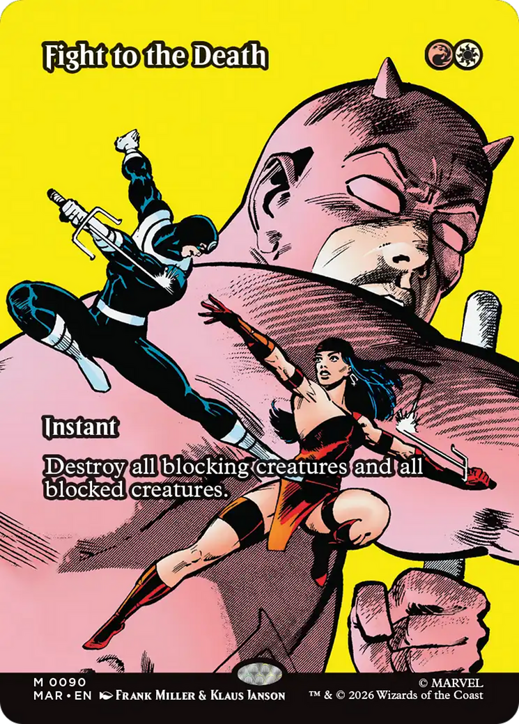 Fight to the Death (Borderless) [Marvel Universe: Eternal-Legal] | Game Master's Emporium (The New GME)