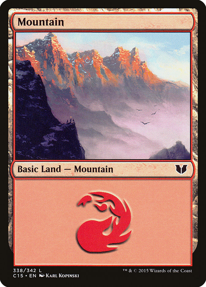 Mountain (338) [Commander 2015] | Game Master's Emporium (The New GME)