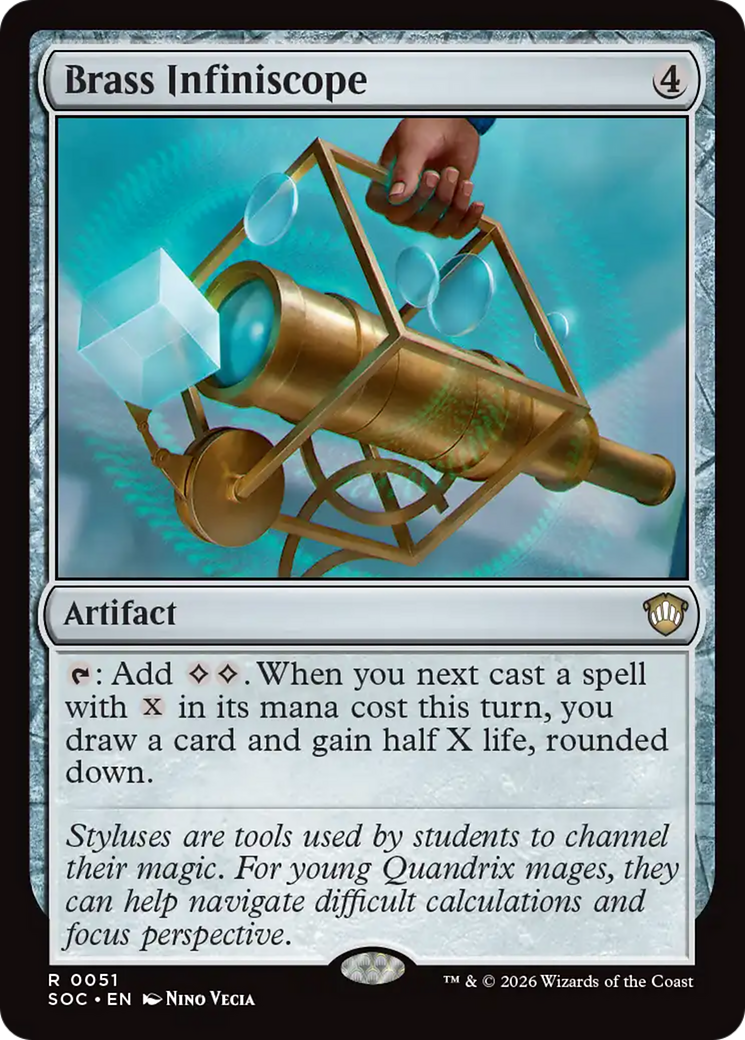 Brass Infiniscope [Secrets of Strixhaven Commander] | Game Master's Emporium (The New GME)