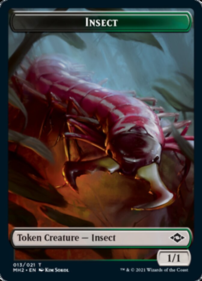 Clue (15) // Insect Double-Sided Token [Modern Horizons 2 Tokens] | Game Master's Emporium (The New GME)