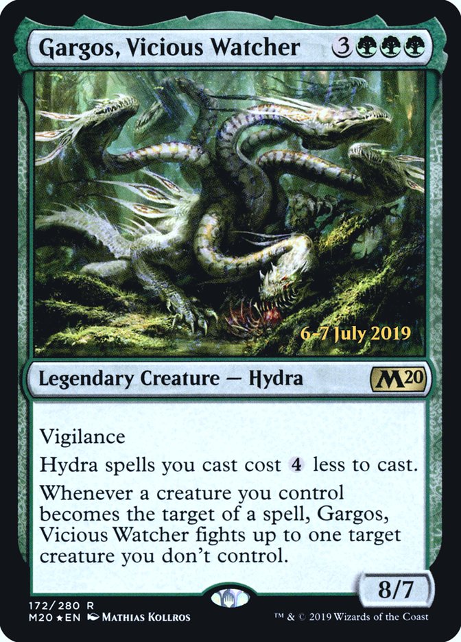 Gargos, Vicious Watcher [Core Set 2020 Prerelease Promos] | Game Master's Emporium (The New GME)