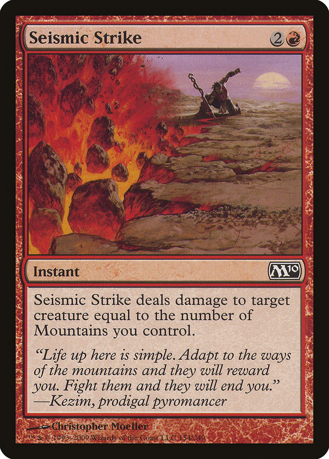 Seismic Strike [Magic 2010] | Game Master's Emporium (The New GME)