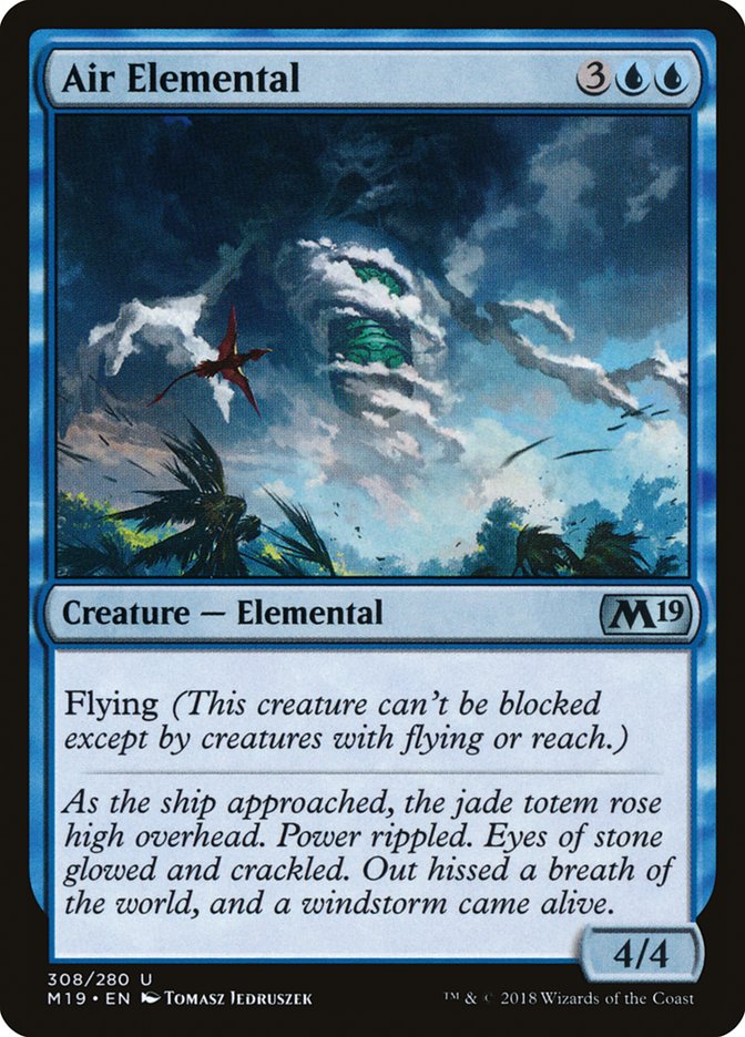 Air Elemental [Core Set 2019] | Game Master's Emporium (The New GME)