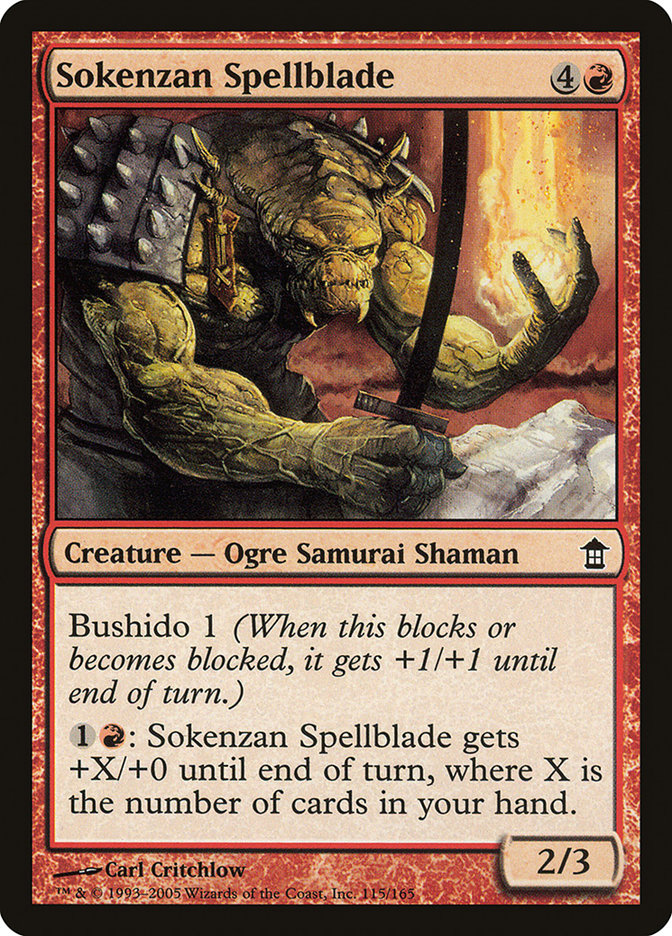 Sokenzan Spellblade [Saviors of Kamigawa] | Game Master's Emporium (The New GME)