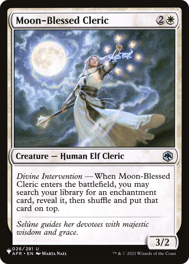 Moon-Blessed Cleric [The List Reprints] | Game Master's Emporium (The New GME)