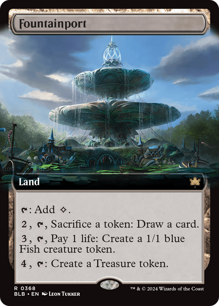 Fountainport (Extended Art) [Bloomburrow] | Game Master's Emporium (The New GME)