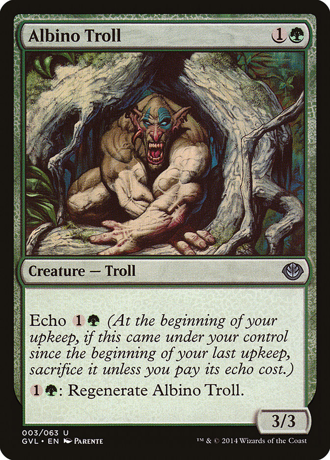 Albino Troll (Garruk vs. Liliana) [Duel Decks Anthology] | Game Master's Emporium (The New GME)