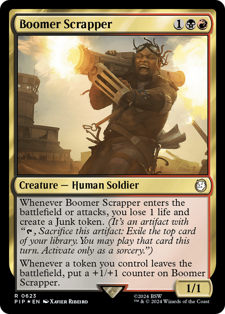 Boomer Scrapper (Surge Foil) [Fallout] | Game Master's Emporium (The New GME)