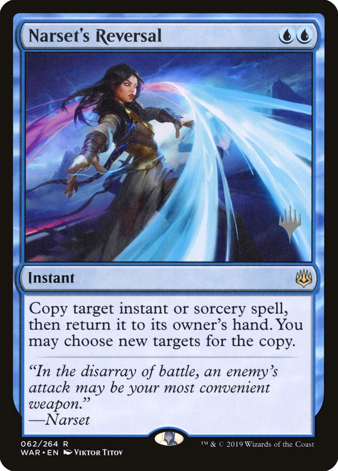 Narset's Reversal (Promo Pack) [War of the Spark Promos] | Game Master's Emporium (The New GME)
