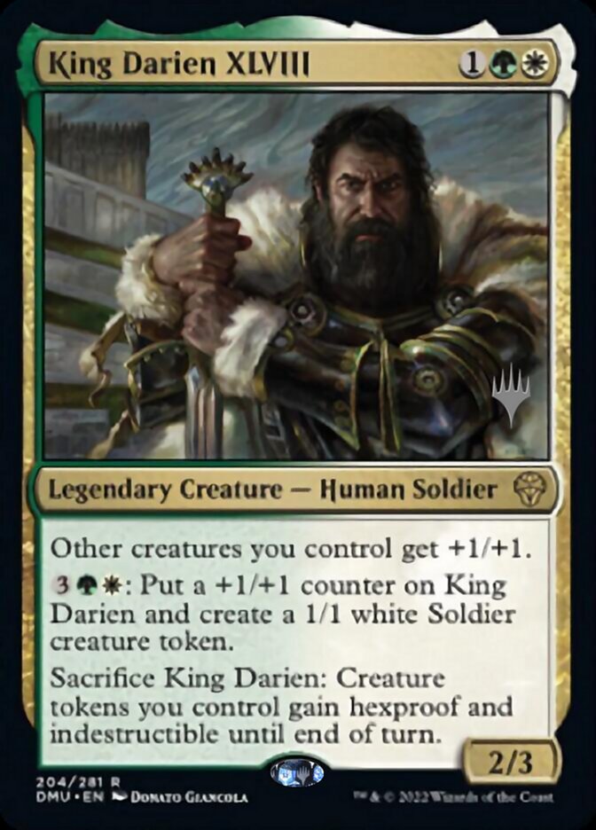 King Darien XLVIII (Promo Pack) [Dominaria United Promos] | Game Master's Emporium (The New GME)