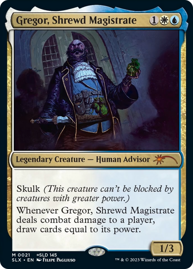 Gregor, Shrewd Magistrate [Secret Lair: Universes Within] | Game Master's Emporium (The New GME)