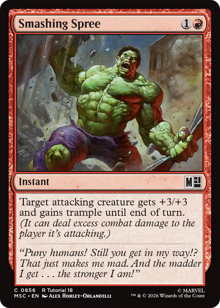 Smashing Spree (0856) [Marvel Super Heroes Commander] | Game Master's Emporium (The New GME)
