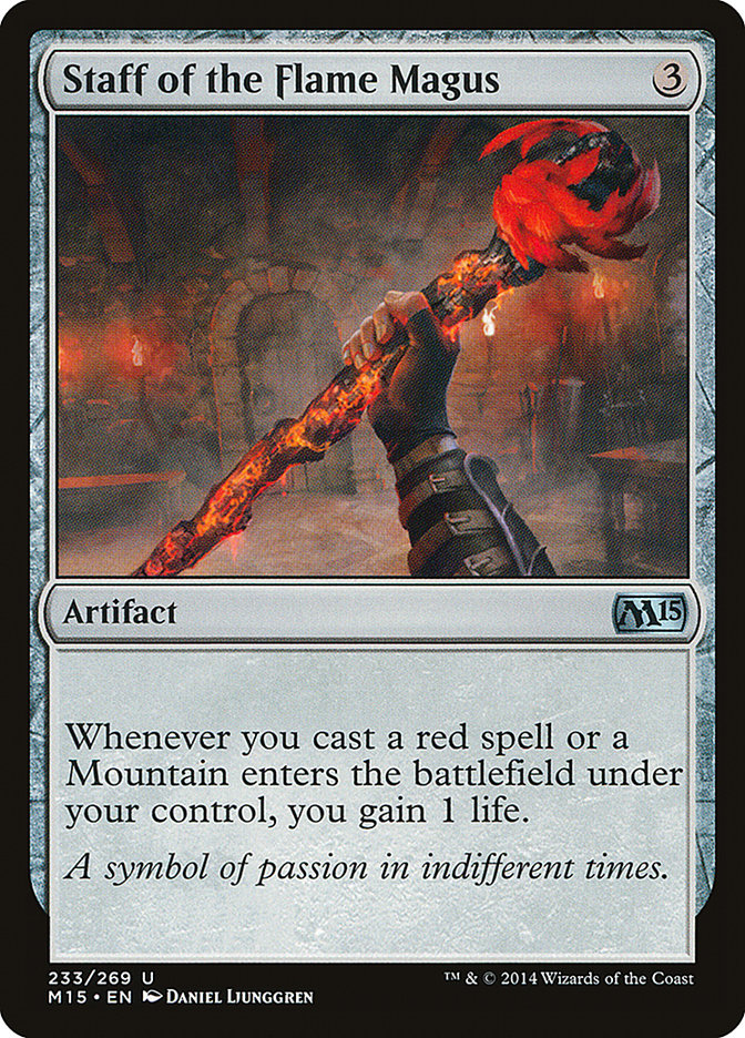 Staff of the Flame Magus [Magic 2015] | Game Master's Emporium (The New GME)