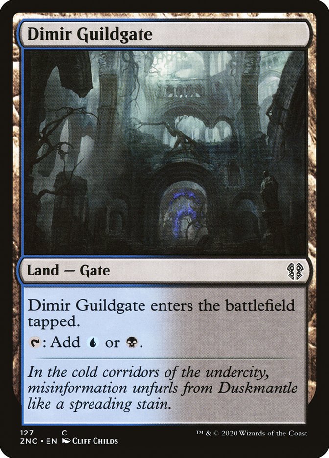 Dimir Guildgate [Zendikar Rising Commander] | Game Master's Emporium (The New GME)
