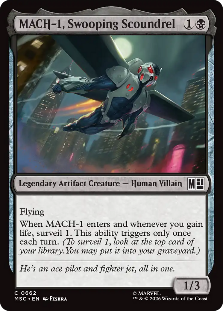MACH-1, Swooping Scoundrel [Marvel Super Heroes Commander] | Game Master's Emporium (The New GME)