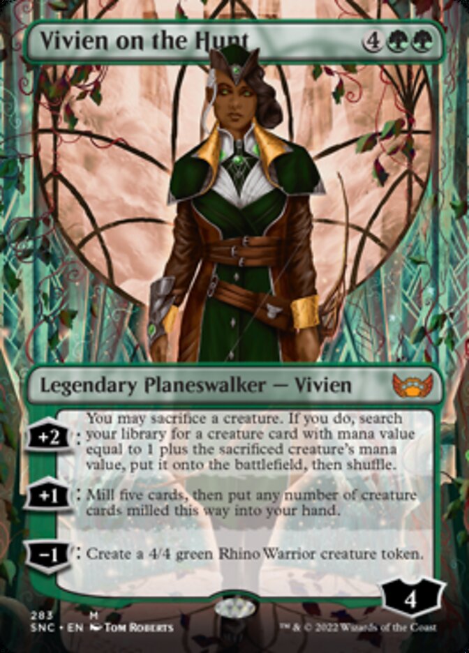 Vivien on the Hunt (Borderless) [Streets of New Capenna] | Game Master's Emporium (The New GME)