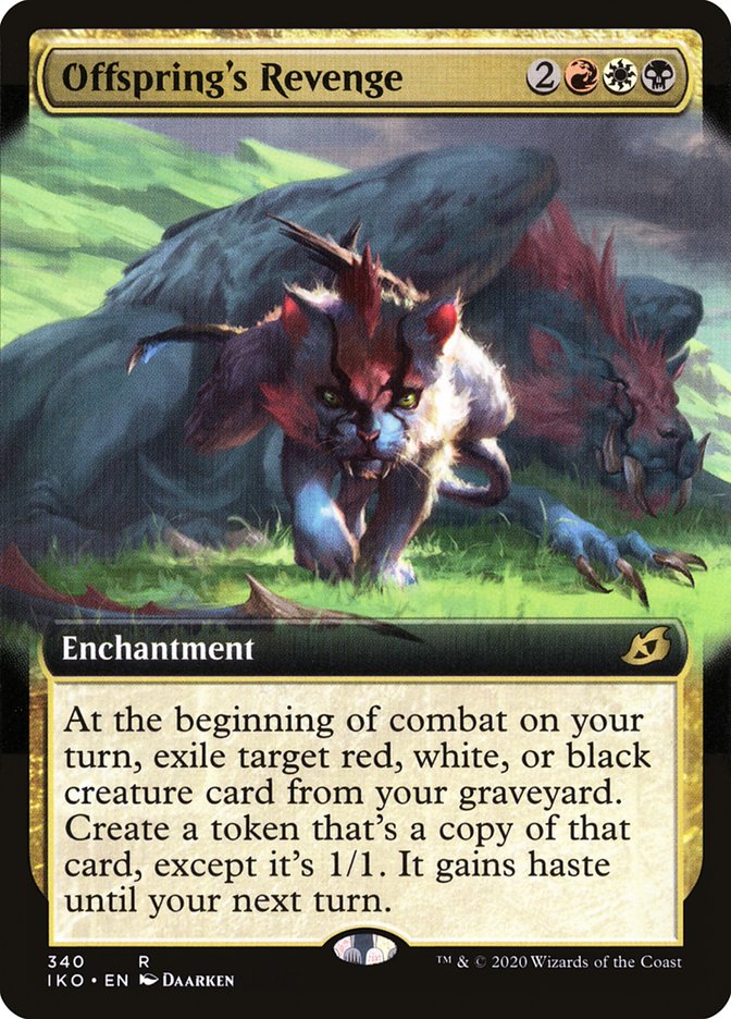 Offspring's Revenge (Extended Art) [Ikoria: Lair of Behemoths] | Game Master's Emporium (The New GME)