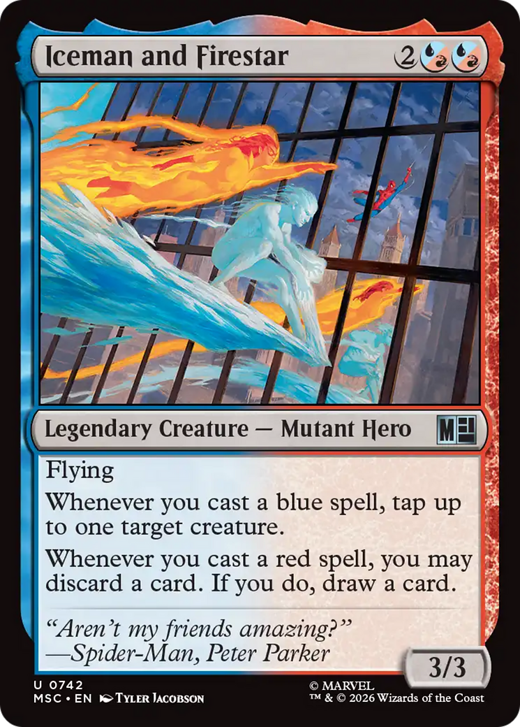 Iceman and Firestar [Marvel Super Heroes Commander] | Game Master's Emporium (The New GME)