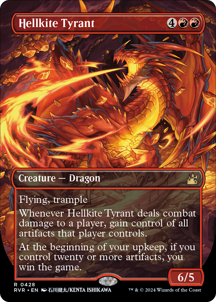 Hellkite Tyrant (Anime Borderless) [Ravnica Remastered] | Game Master's Emporium (The New GME)