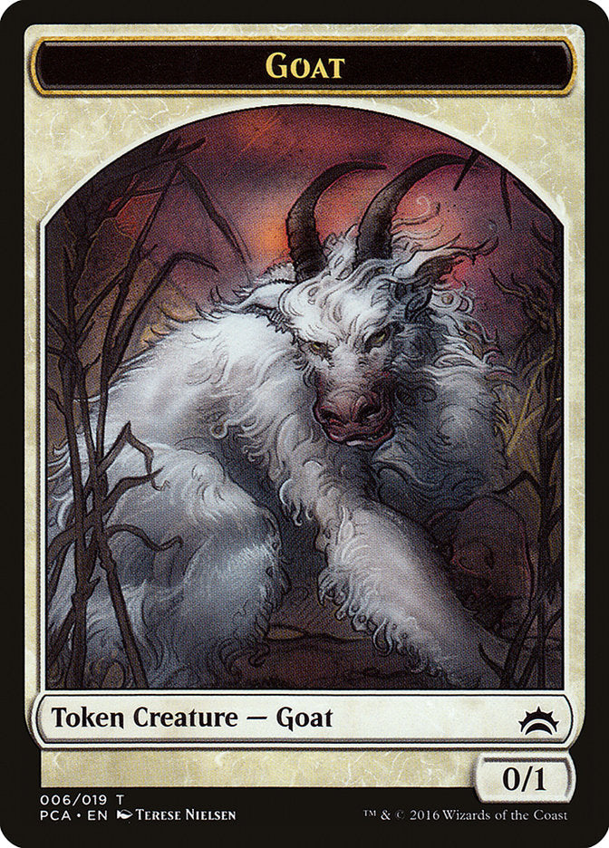 Goat // Insect Double-Sided Token [Planechase Anthology Tokens] | Game Master's Emporium (The New GME)