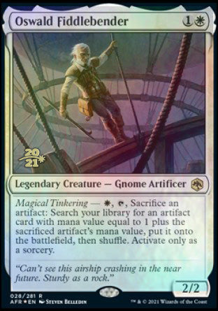 Oswald Fiddlebender [Dungeons & Dragons: Adventures in the Forgotten Realms Prerelease Promos] | Game Master's Emporium (The New GME)
