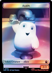 Alien // Clue (0054) Double-Sided Token (Surge Foil) [Doctor Who Tokens] | Game Master's Emporium (The New GME)