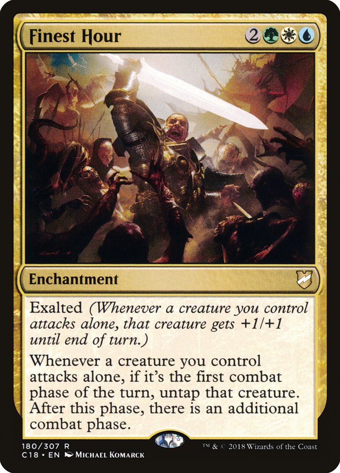Finest Hour [Commander 2018] | Game Master's Emporium (The New GME)