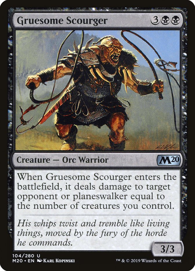 Gruesome Scourger [Core Set 2020] | Game Master's Emporium (The New GME)