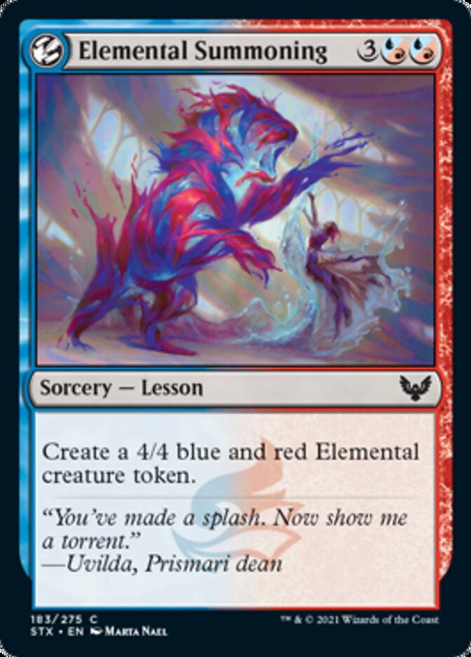 Elemental Summoning [Strixhaven: School of Mages] | Game Master's Emporium (The New GME)