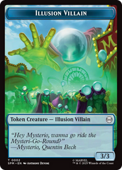 Spider // Illusion Villain Double-Sided Token [Marvel's Spider-Man Tokens] | Game Master's Emporium (The New GME)