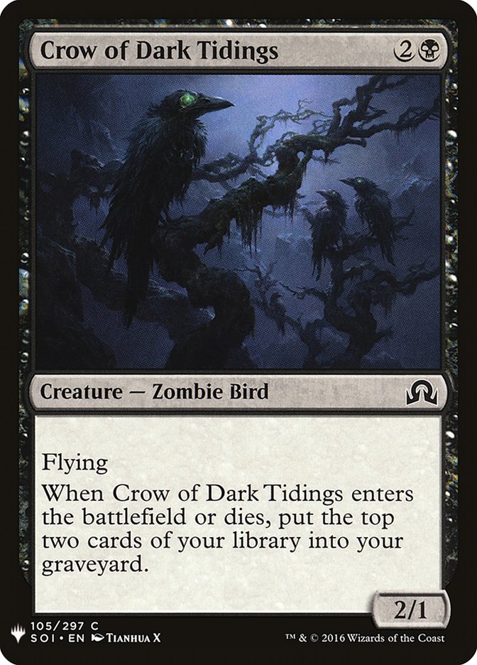 Crow of Dark Tidings [Mystery Booster] | Game Master's Emporium (The New GME)