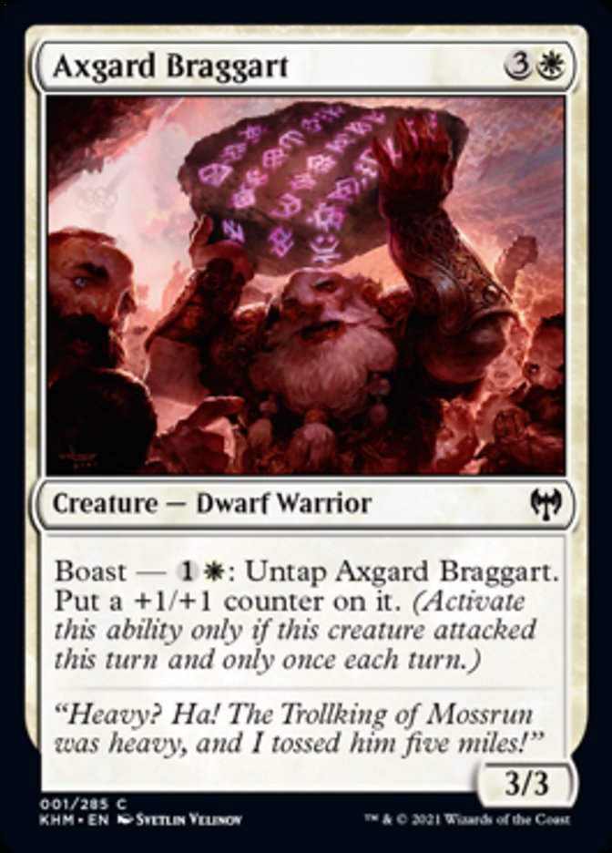 Axgard Braggart [Kaldheim] | Game Master's Emporium (The New GME)