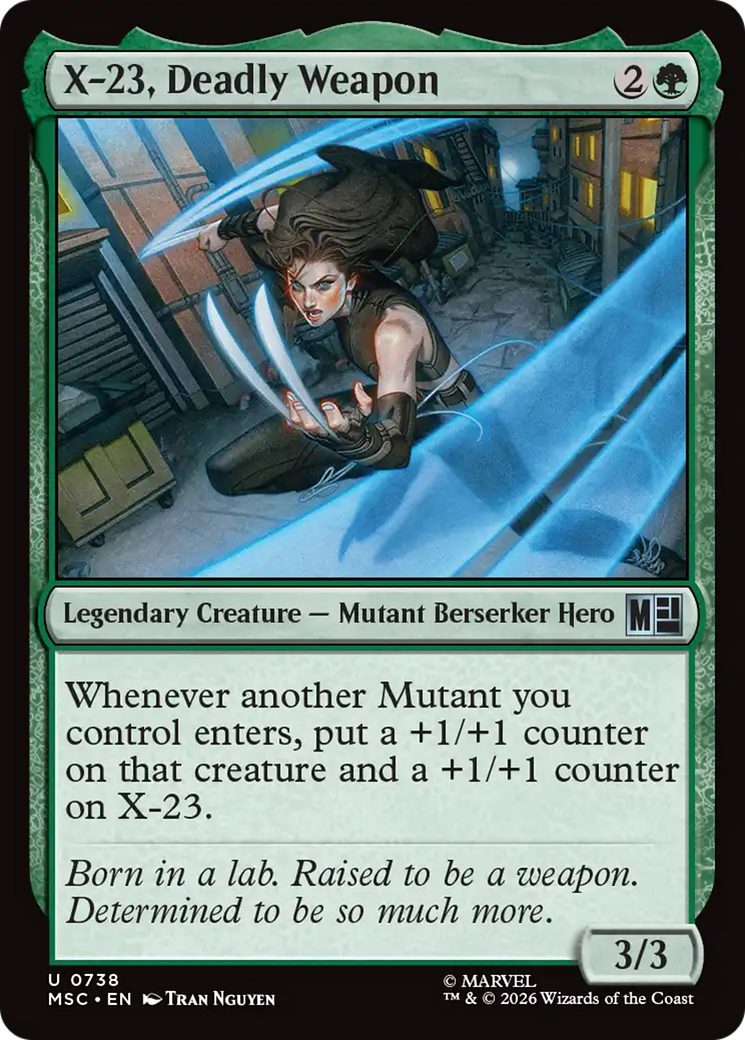 X-23, Deadly Weapon [Marvel Super Heroes Commander] | Game Master's Emporium (The New GME)