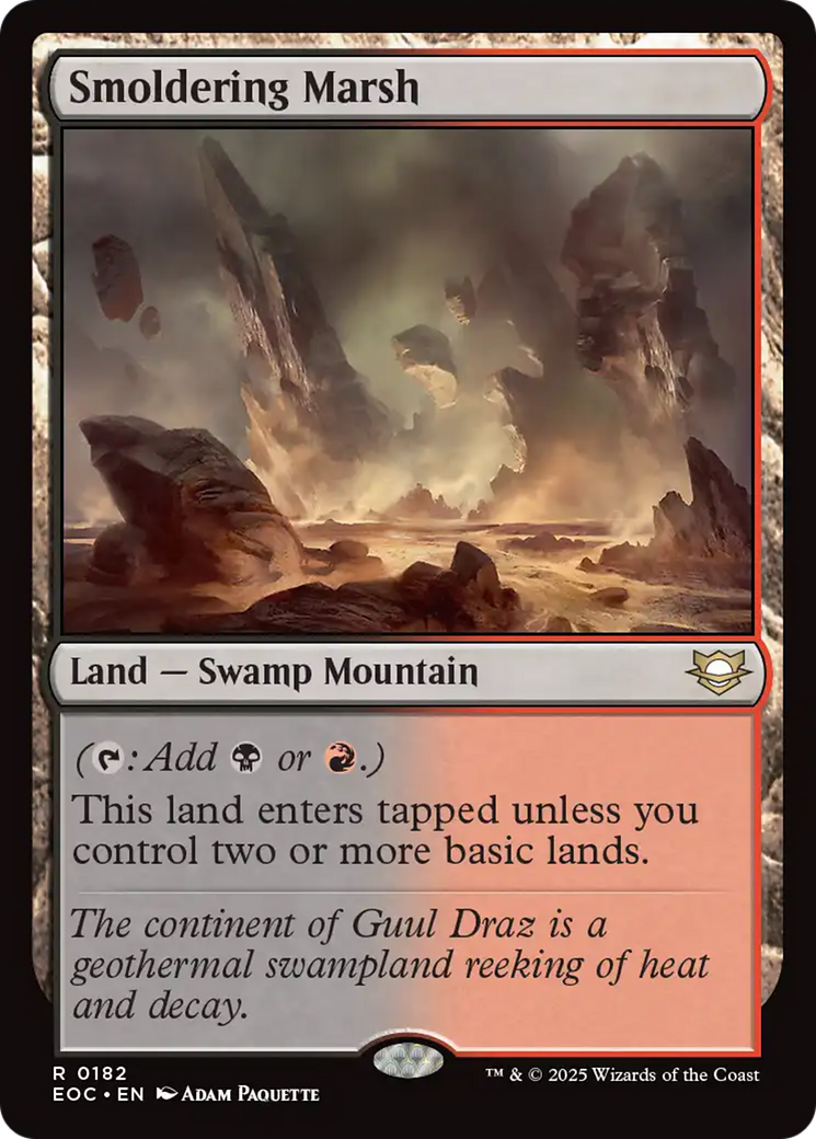 Smoldering Marsh [Edge of Eternities Commander] | Game Master's Emporium (The New GME)