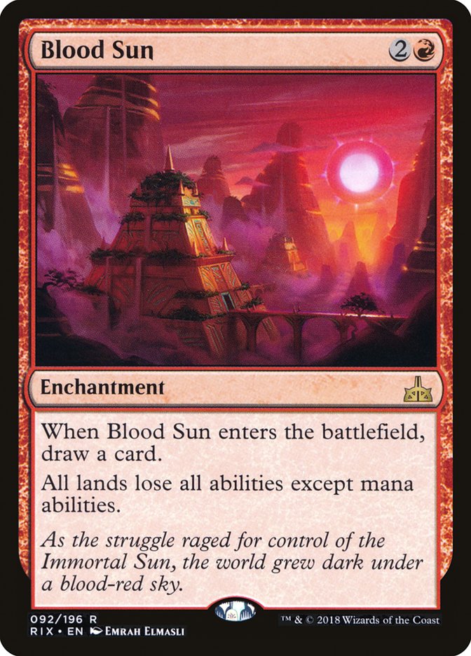 Blood Sun [Rivals of Ixalan] | Game Master's Emporium (The New GME)