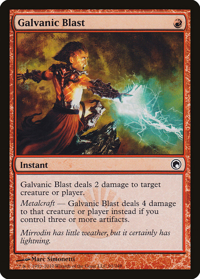 Galvanic Blast [Scars of Mirrodin] | Game Master's Emporium (The New GME)