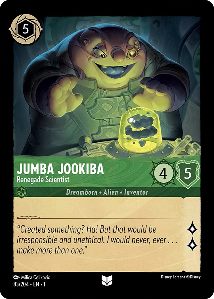 Jumba Jookiba - Renegade Scientist (83/204) [The First Chapter] | Game Master's Emporium (The New GME)