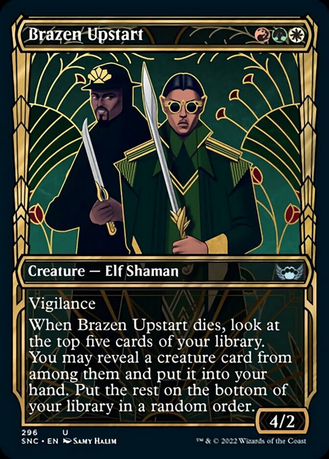 Brazen Upstart (Showcase Golden Age) [Streets of New Capenna] | Game Master's Emporium (The New GME)