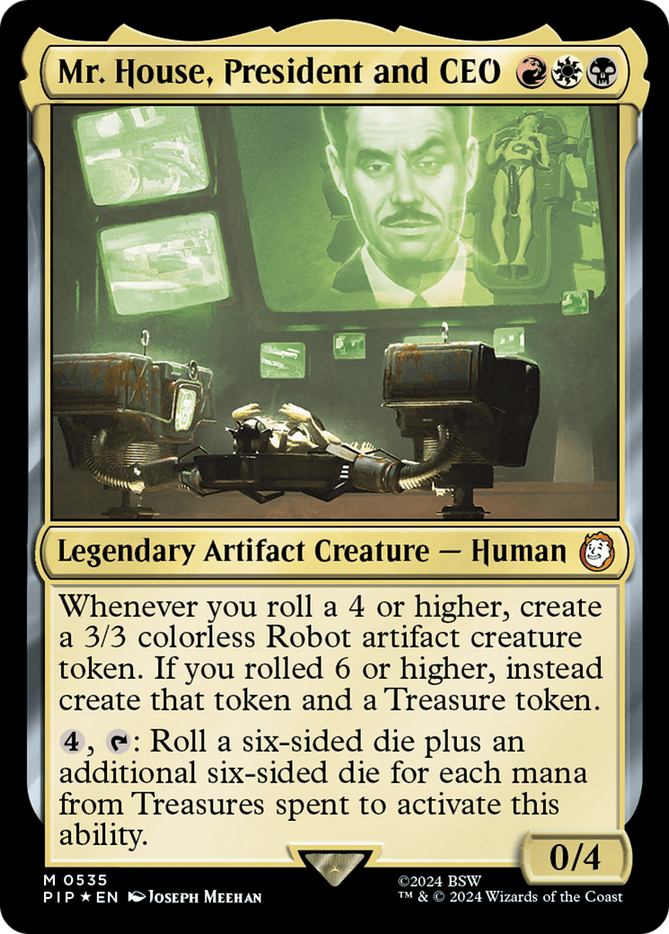 Mr. House, President and CEO (Surge Foil) [Fallout] | Game Master's Emporium (The New GME)