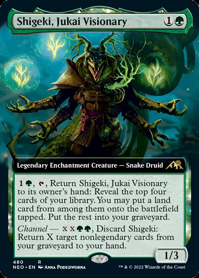 Shigeki, Jukai Visionary (Extended Art) [Kamigawa: Neon Dynasty] | Game Master's Emporium (The New GME)